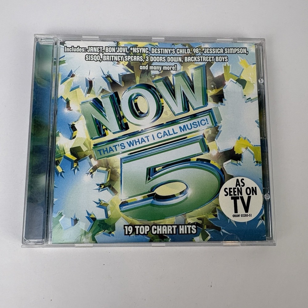 Now That's What I Call Music! 5 CD Year 2000 Various Artists Compilation Pop
